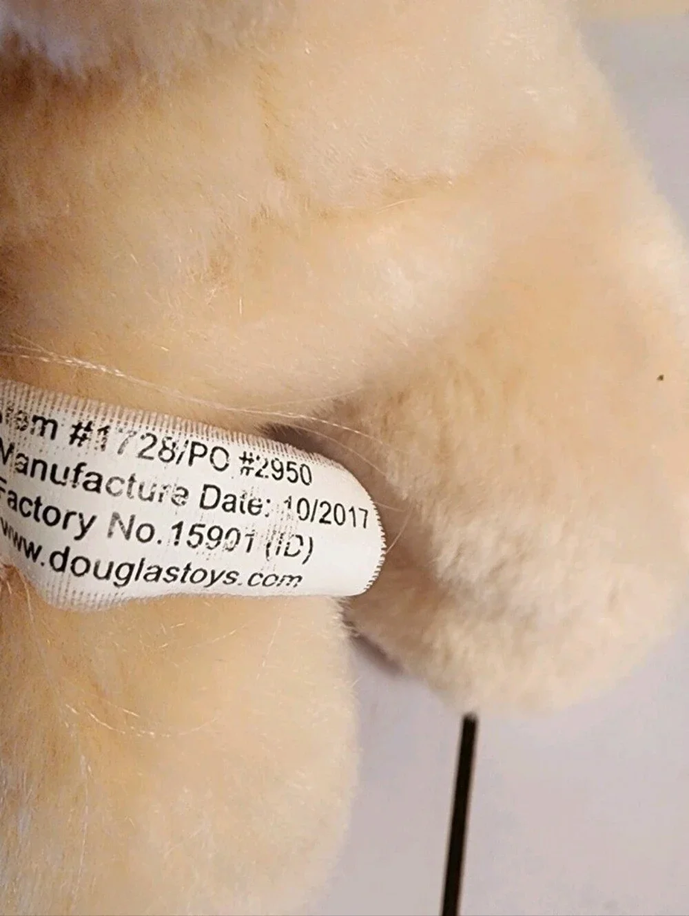 Douglas Cuddle Toys Zach #1728 Plush Golden Yellow Lab 2017